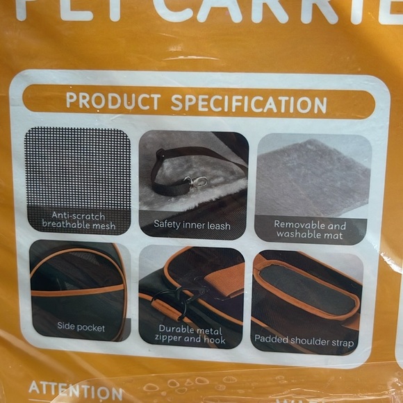 😻OKMEE Cat Carrier TSA Airline Approved with Ventilation - Picture 2 of 14